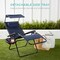 Best Choice Products Folding Zero Gravity Recliner Patio Lounge Chair w/ Canopy Shade, Headrest, Tray